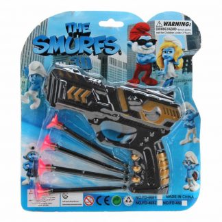 Купить Детский пистолет с присосками THE Smurfs In 3D в Москве по недорогой цене