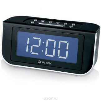 Купить Радиочасы Vitek  (LED – дисплей с 2 уровнями подсветки