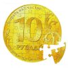 Купить Магнит монета пазл - 10 рублей на счастье в Москве по недорогой цене