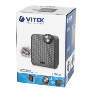 Купить Тепловентилятор Vitek VT-1753(GY) в Москве по недорогой цене