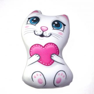 Купить Мягкая игрушка-антистресс - Кошечка с сердечком в Москве по недорогой цене