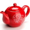 Купить Завар/чайник с/кр 950мл Красный Узор  LORAINE LR-25838 в Москве по недорогой цене