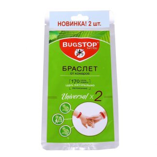 Купить Браслет от комаров BugSTOP - 2 шт. в Москве по недорогой цене