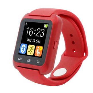 Купить Умные часы Smart Watch U80 - красные в Москве по недорогой цене