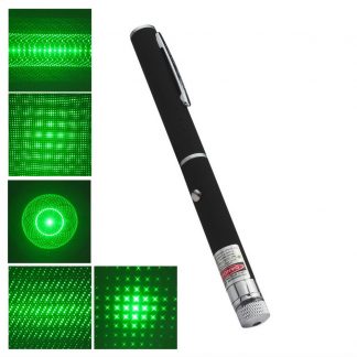 Купить Зеленый лазер - зеленая лазерная указка 5 насадок в Москве по недорогой цене