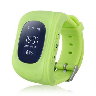 Купить Детские часы GPS трекер Smart Baby Watch Q50 - зеленые в Москве по недорогой цене