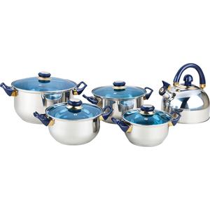 Купить Набор посуды Bekker Classic 9 предметов BK-4605 в Москве по недорогой цене