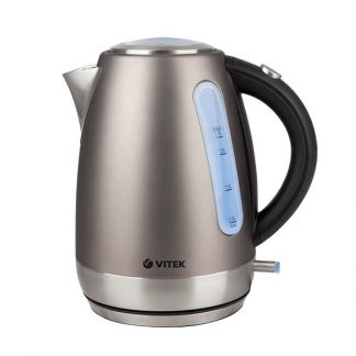 Купить Чайник Vitek со скрытым нагревательным элементом VT-7025(ST) в Москве по недорогой цене