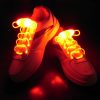 Купить Шнурки с LED подсветкой (цвет оранжевый) в Москве по недорогой цене
