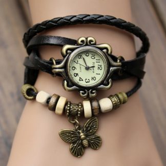 Купить Модные часы браслет с бабочкой