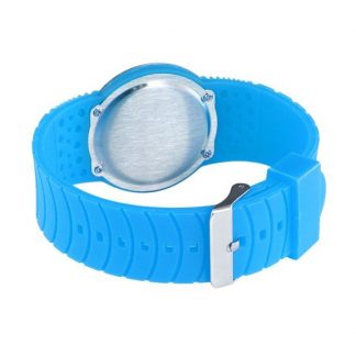 Купить Ультратонкие силиконовые LED часы Nexer G1218 синие в Москве по недорогой цене