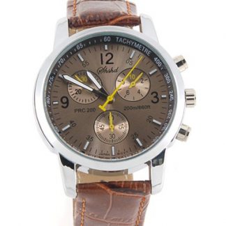 Купить Модные кварцевые часы - коричневые в Москве по недорогой цене